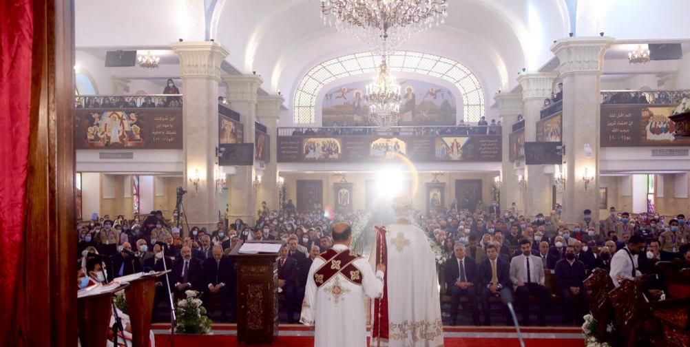 البابا تواضروس يدشن كاتدرائية البشارة والملاك غبريال 