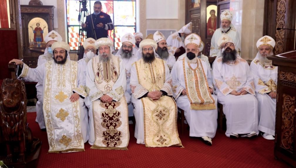 البابا تواضروس يدشن كاتدرائية البشارة والملاك غبريال 