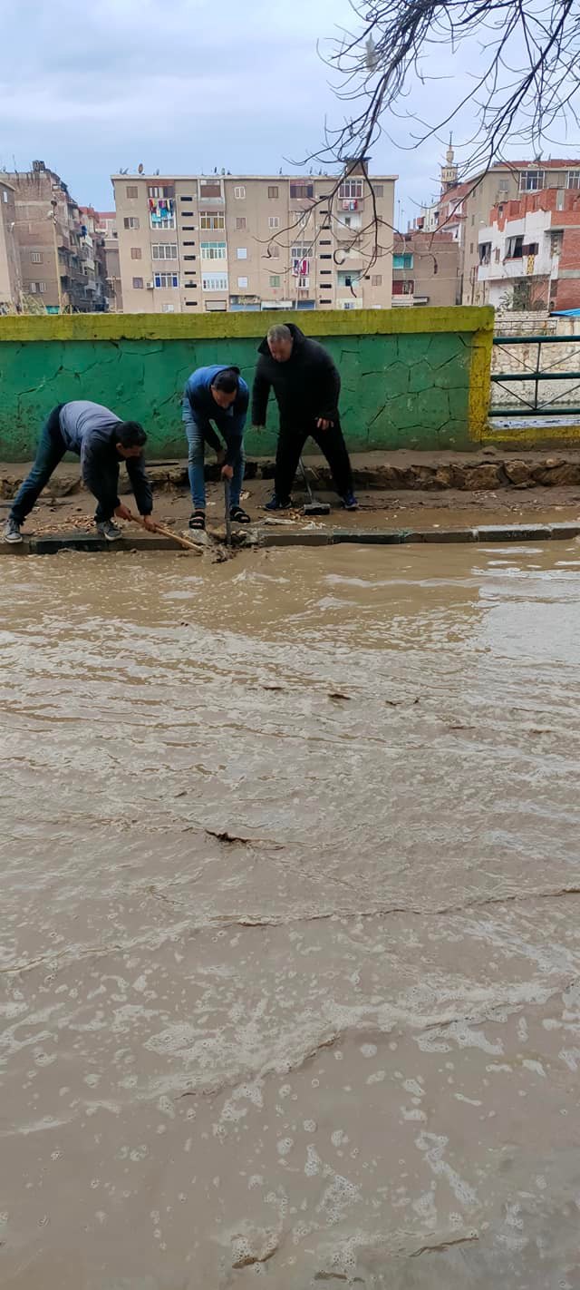 تراكم مياه الأمطار في شوارع الشرقية 01