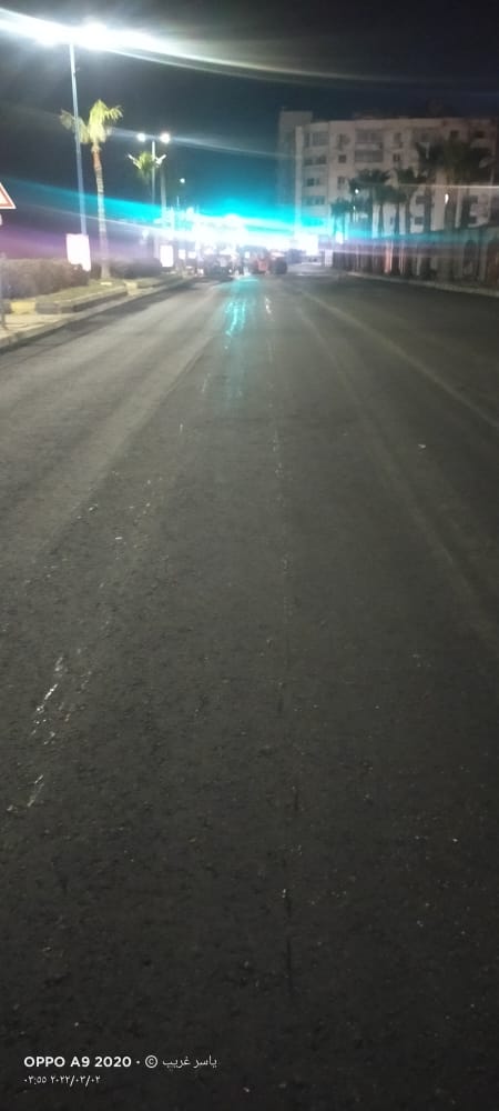 مديرية الطرق تكثف أعمال رصف الطرق