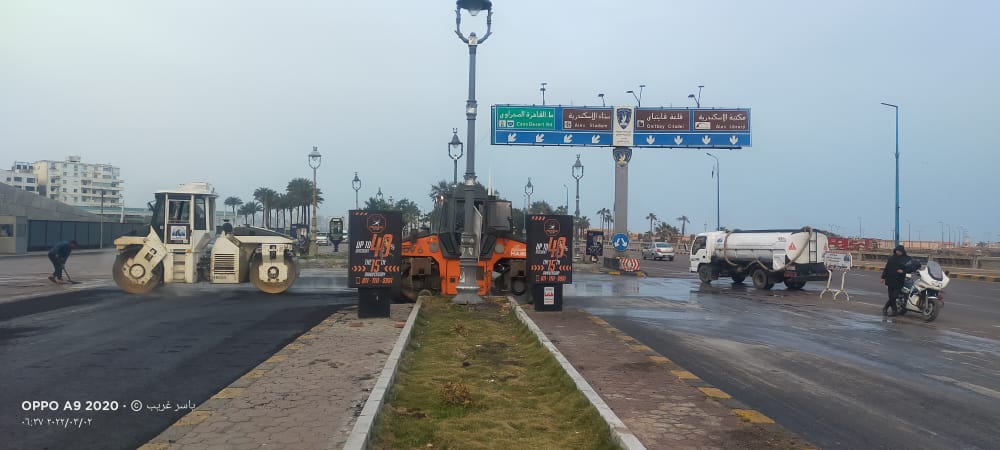 مديرية الطرق تكثف أعمال رصف الطرق