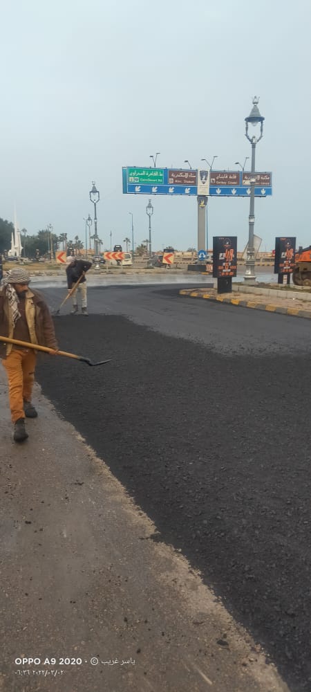 مديرية الطرق تكثف أعمال رصف الطرق
