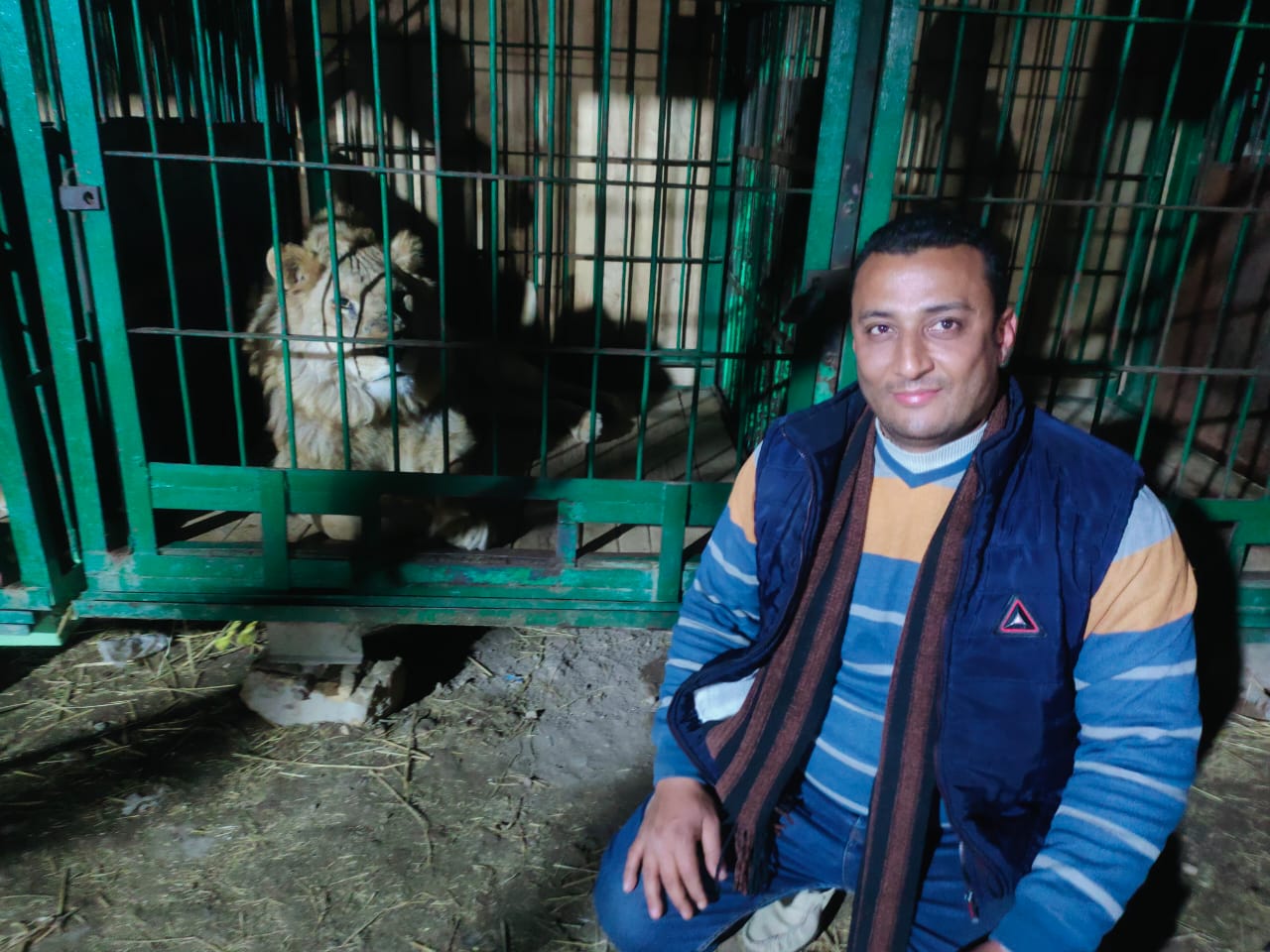 مراسل الموقع مع الأسد الروسي 