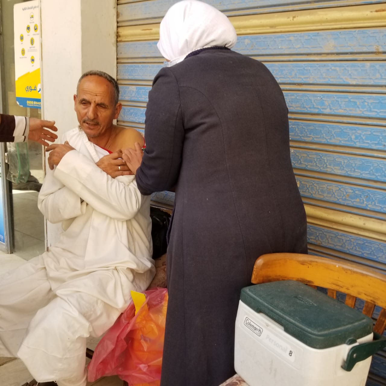تطعيم المواطنين بلقاح كورونا بالشرقية 41
