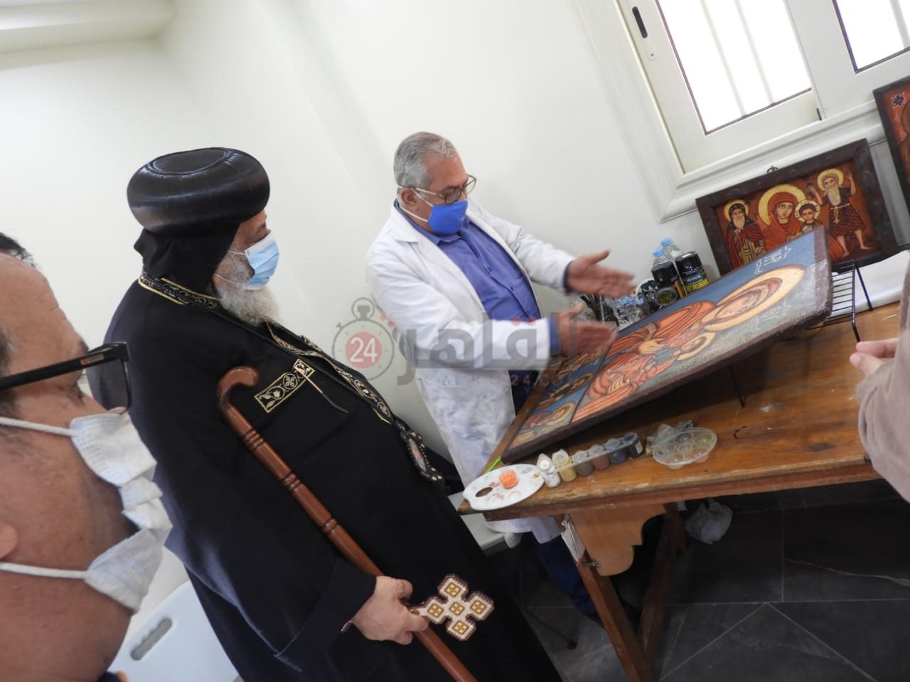 مرمم الأيقونات وقداسة البابا تواضروس