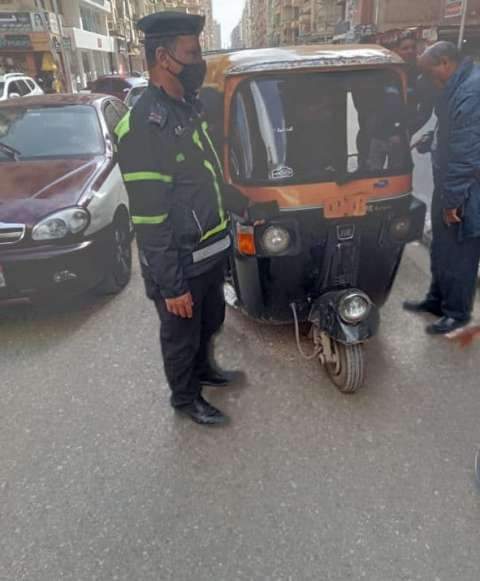 حملات لضبط مركبات التوك توك بالشرقية 3
