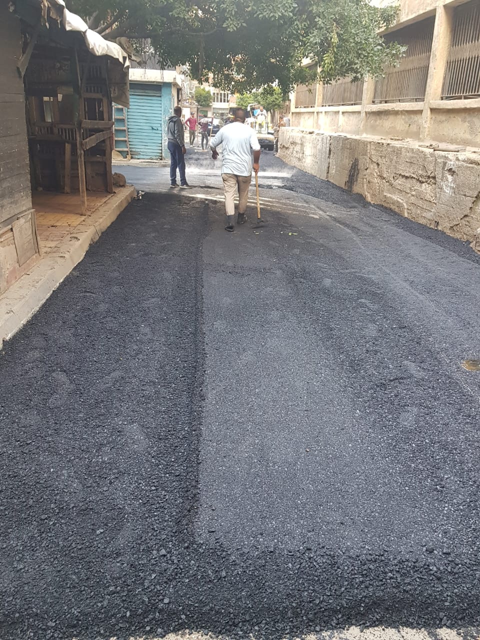 رفع كفاءة الطرق في الإسكندرية 