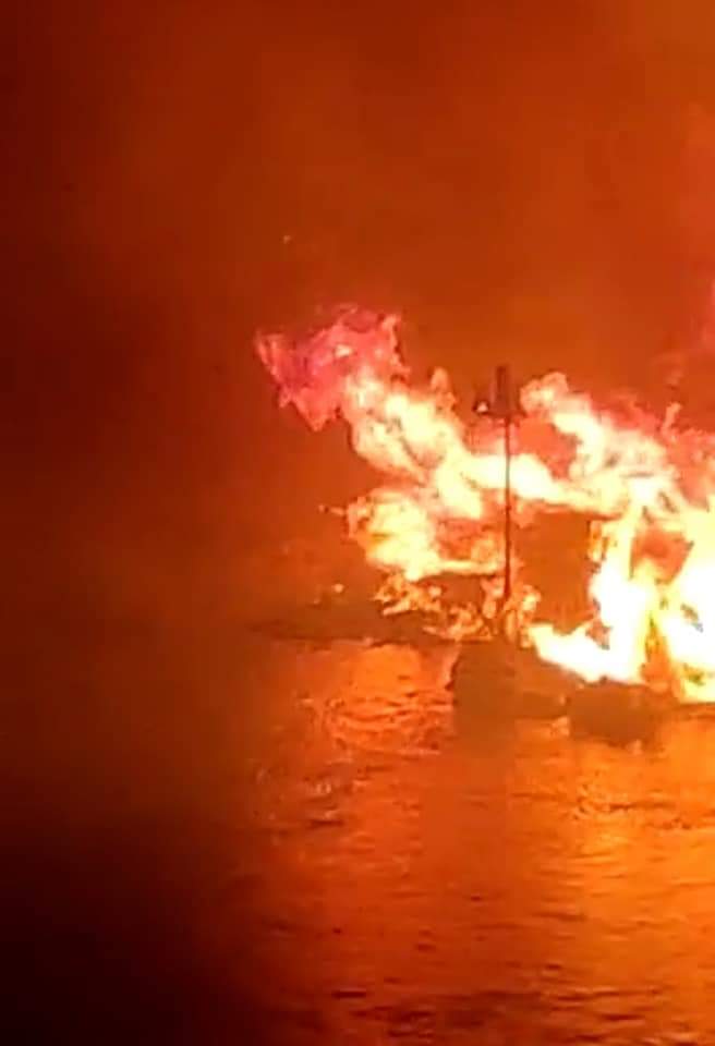 حريق في زراعات أسوان