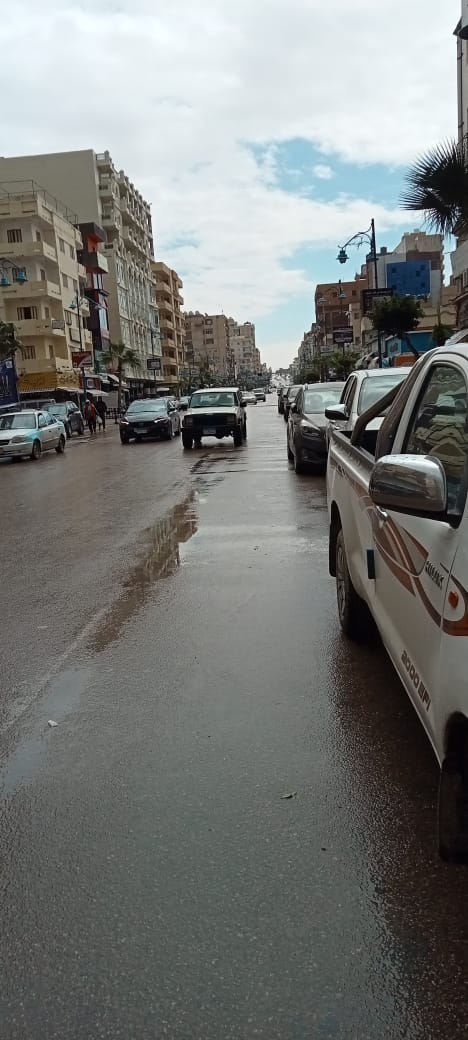 سقوط أمطار في مطروح