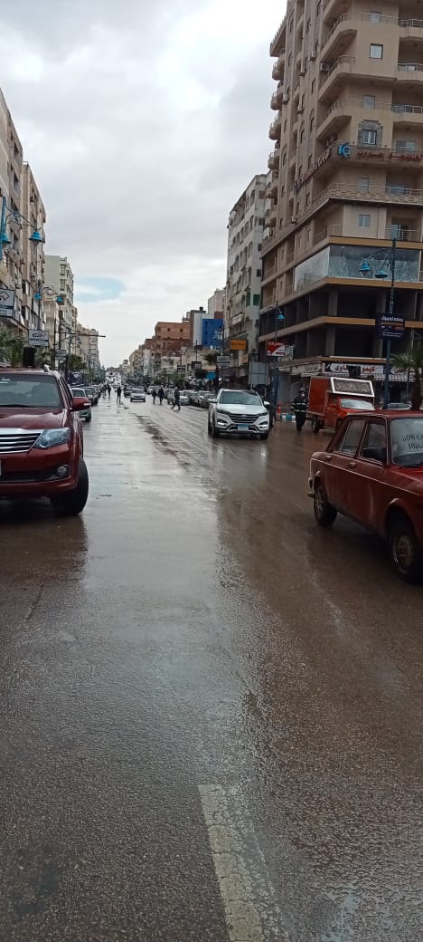 سقوط أمطار في الفيوم