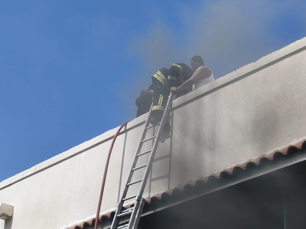 السيطرة على حريق