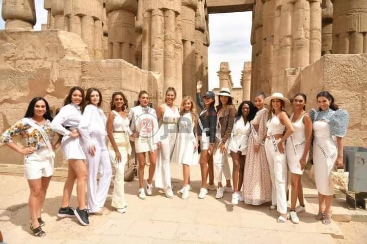 ملكات جمال العالم بمدينة الأقصر 6