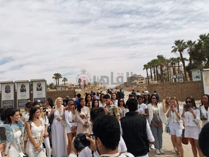 ملكات جمال العالم في الأقصر1