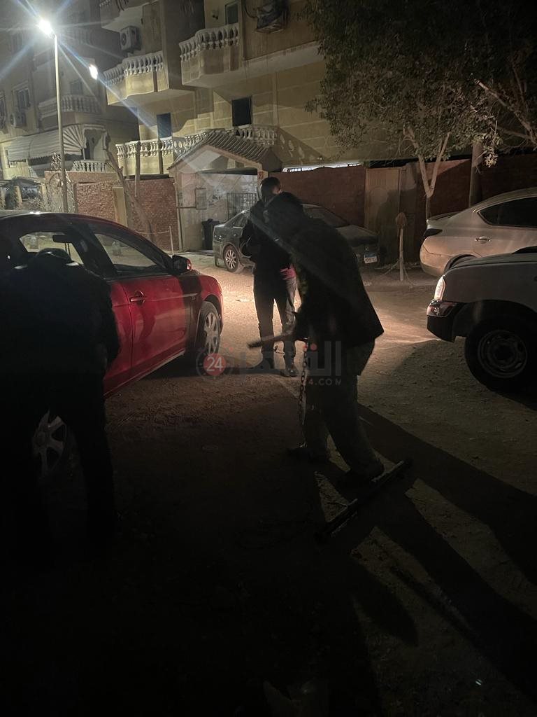 إزالة الإشغالات بحدائق الأهرام 