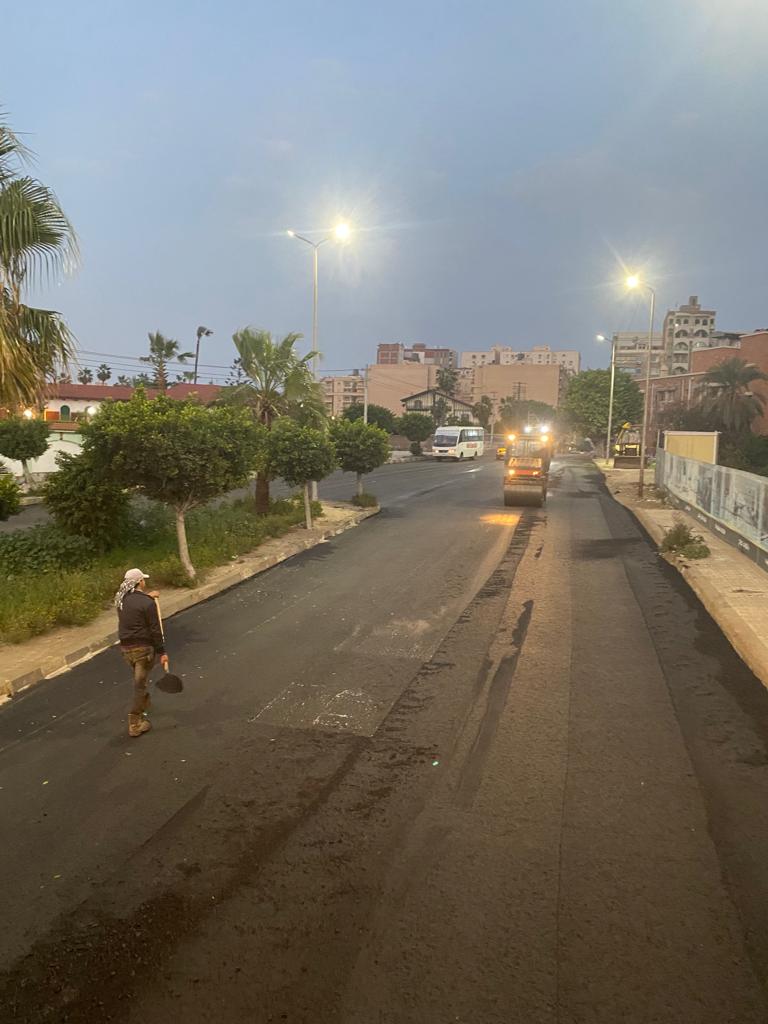 رصف الطرق فى الإسكندرية 