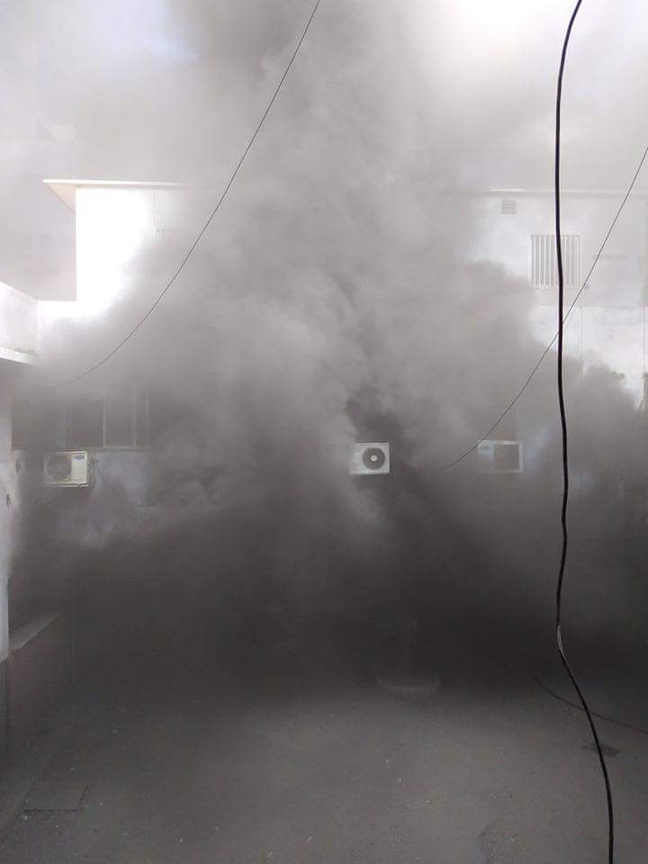 نشوب حريق بمستشفى أسيوط الجامعي 