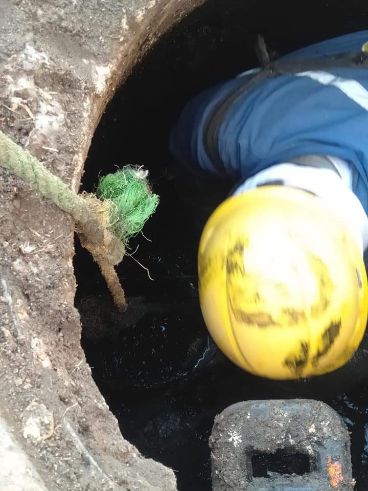 تطهير مطابق الصرف الصحي بالفيوم