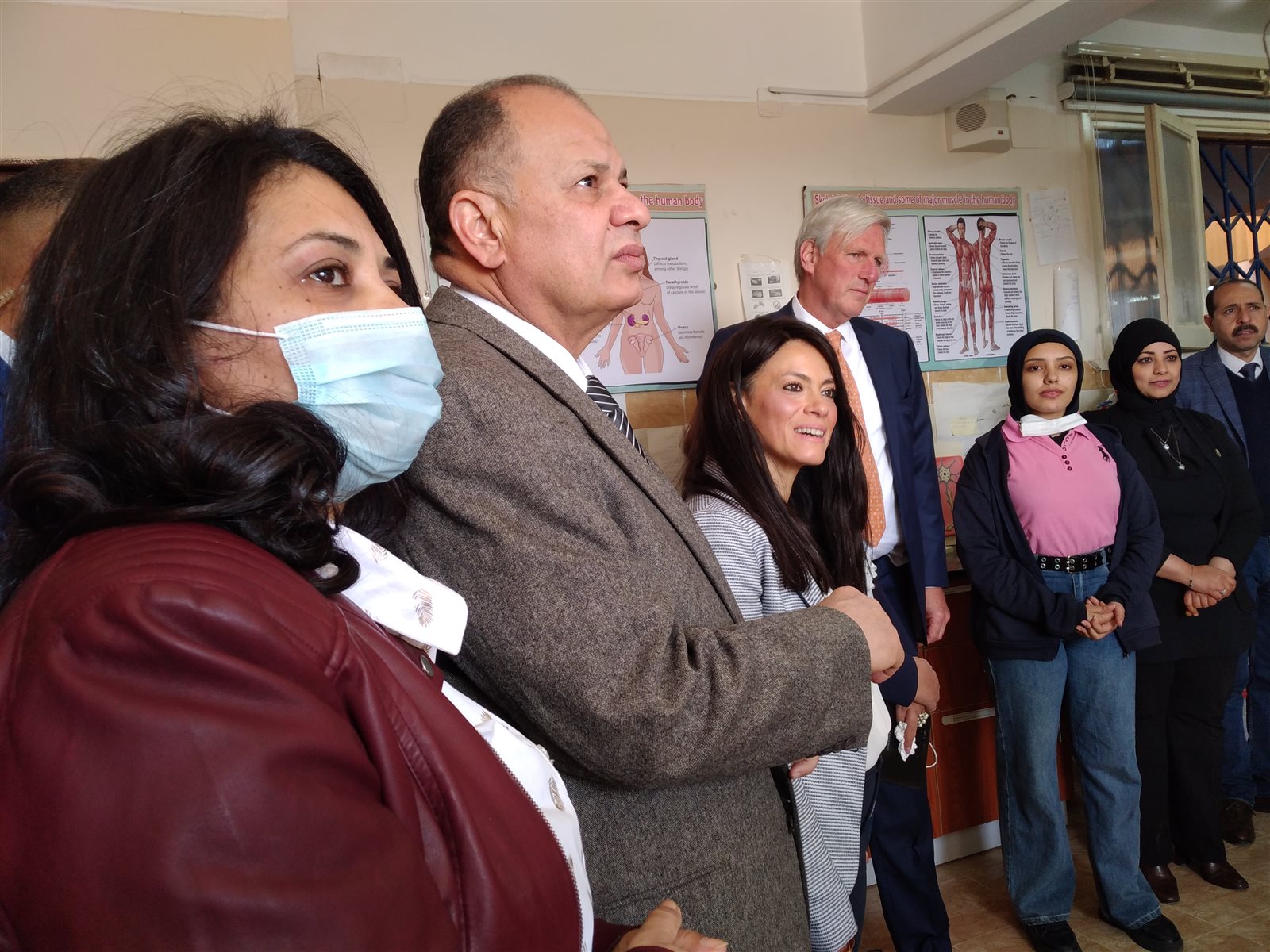 وزيرة التعاون الدولي تتفقد مدرسة المتفوقين بأسيوط 