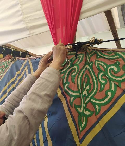 غلق أحد المنافذ بمعرض أهلا رمضان بالشرقية 04