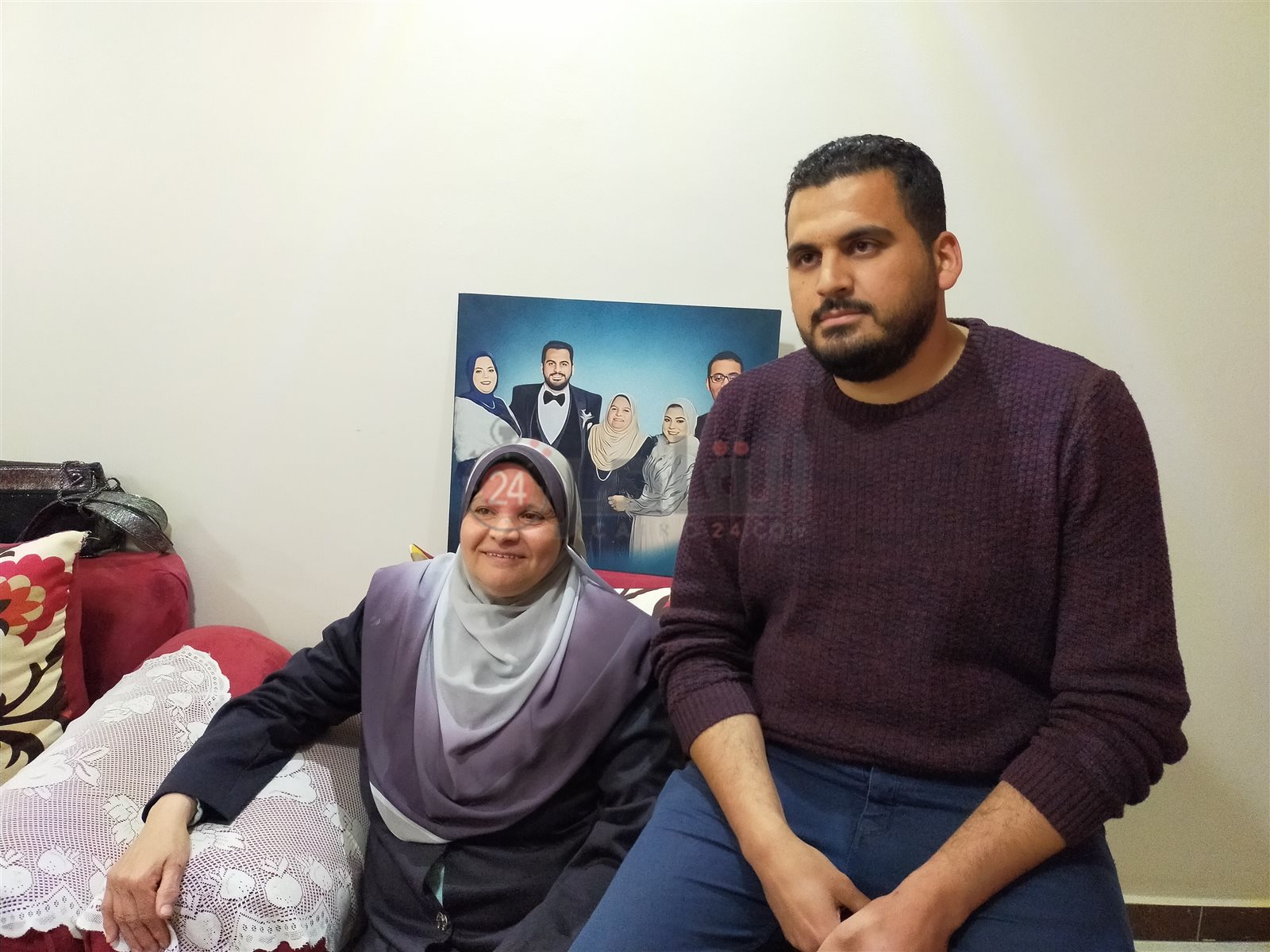 الأم المثالية بالفيوم وابنها الأكبر