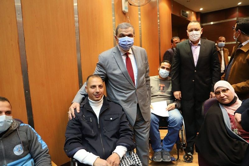 وزير القوى العاملة خلال الاحتفالية 02