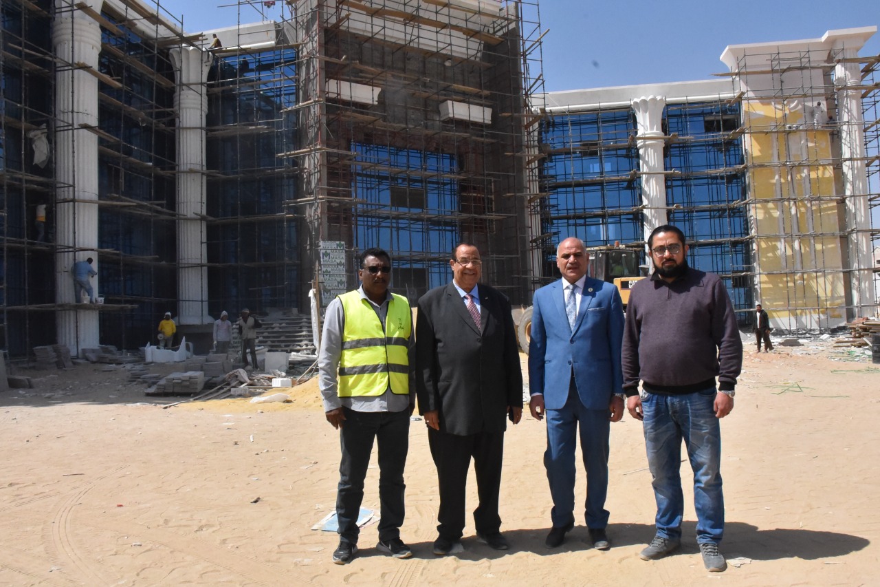 كليات جامعة الأقصر تحت الانشاء 