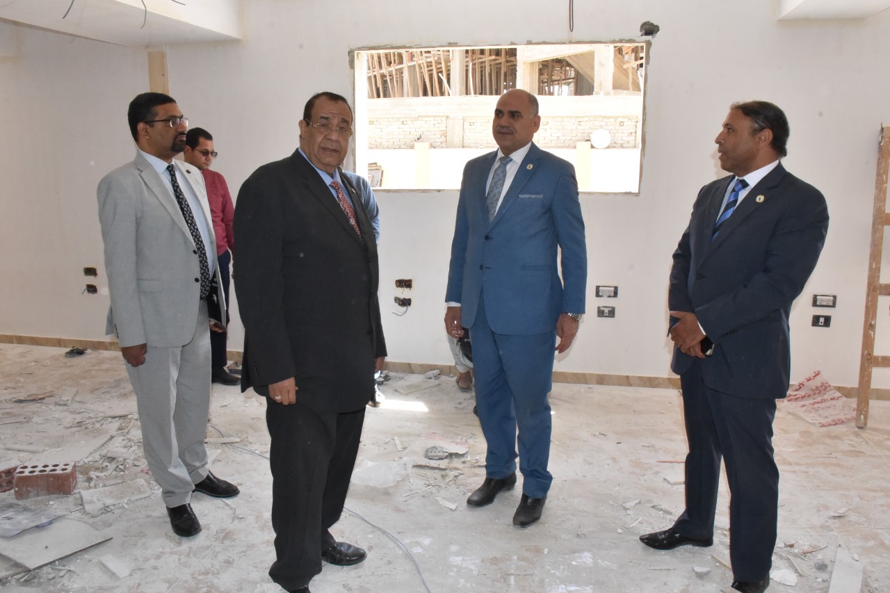 كليات جامعة الأقصر تحت الانشاء 