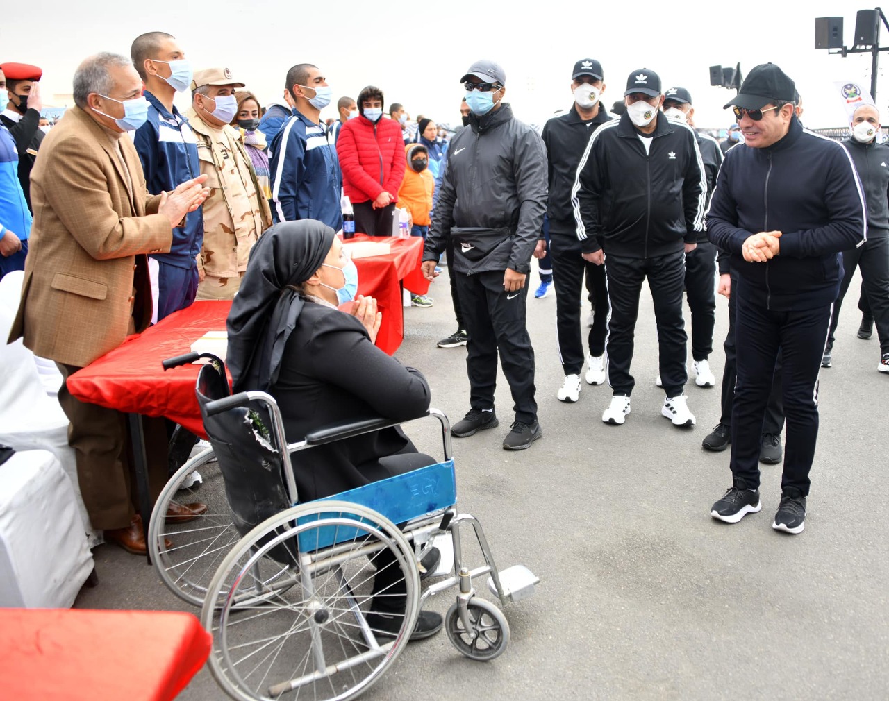 السيسي يتفقد أكاديمية الشرطة