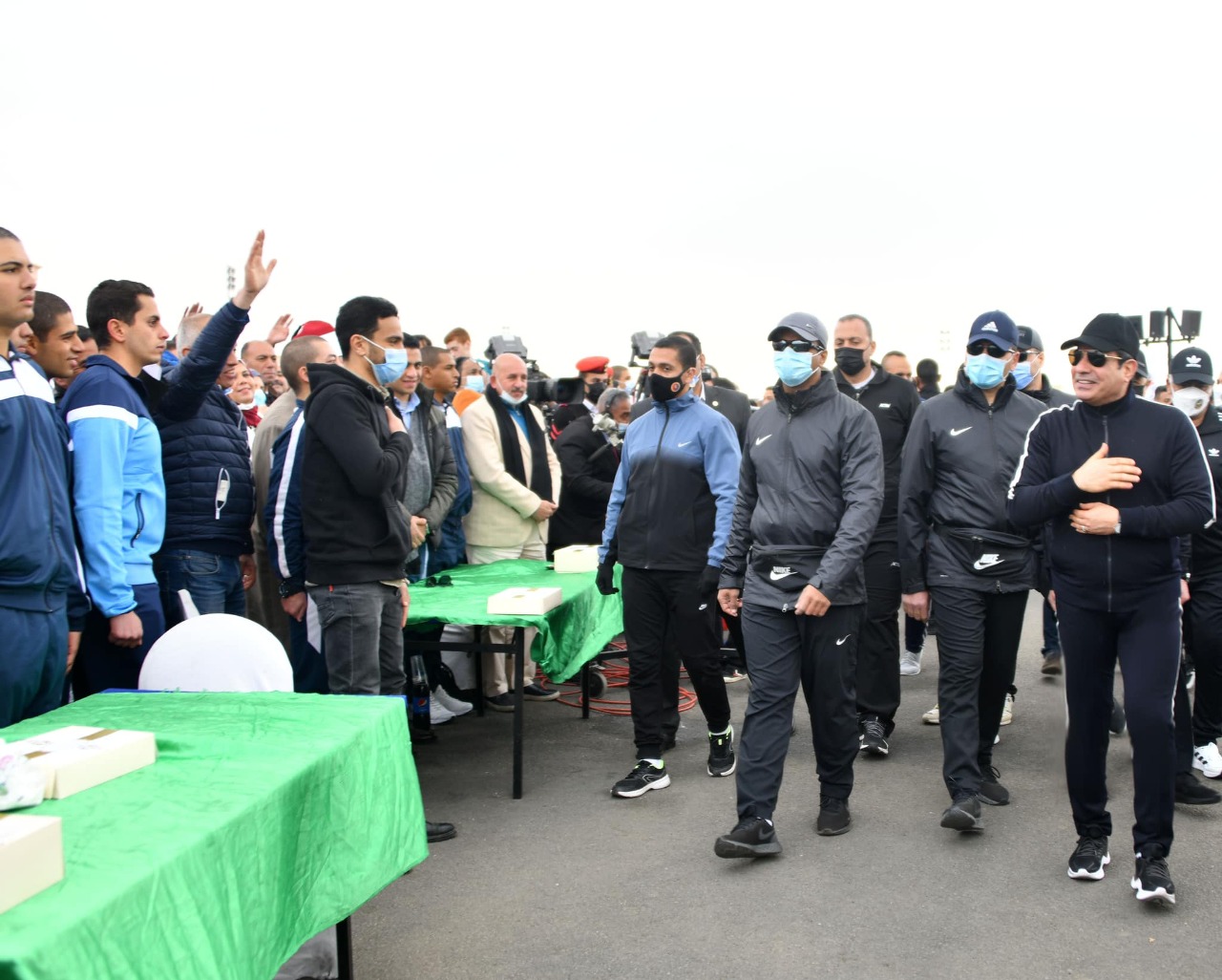 السيسي يتفقد أكاديمية الشرطة