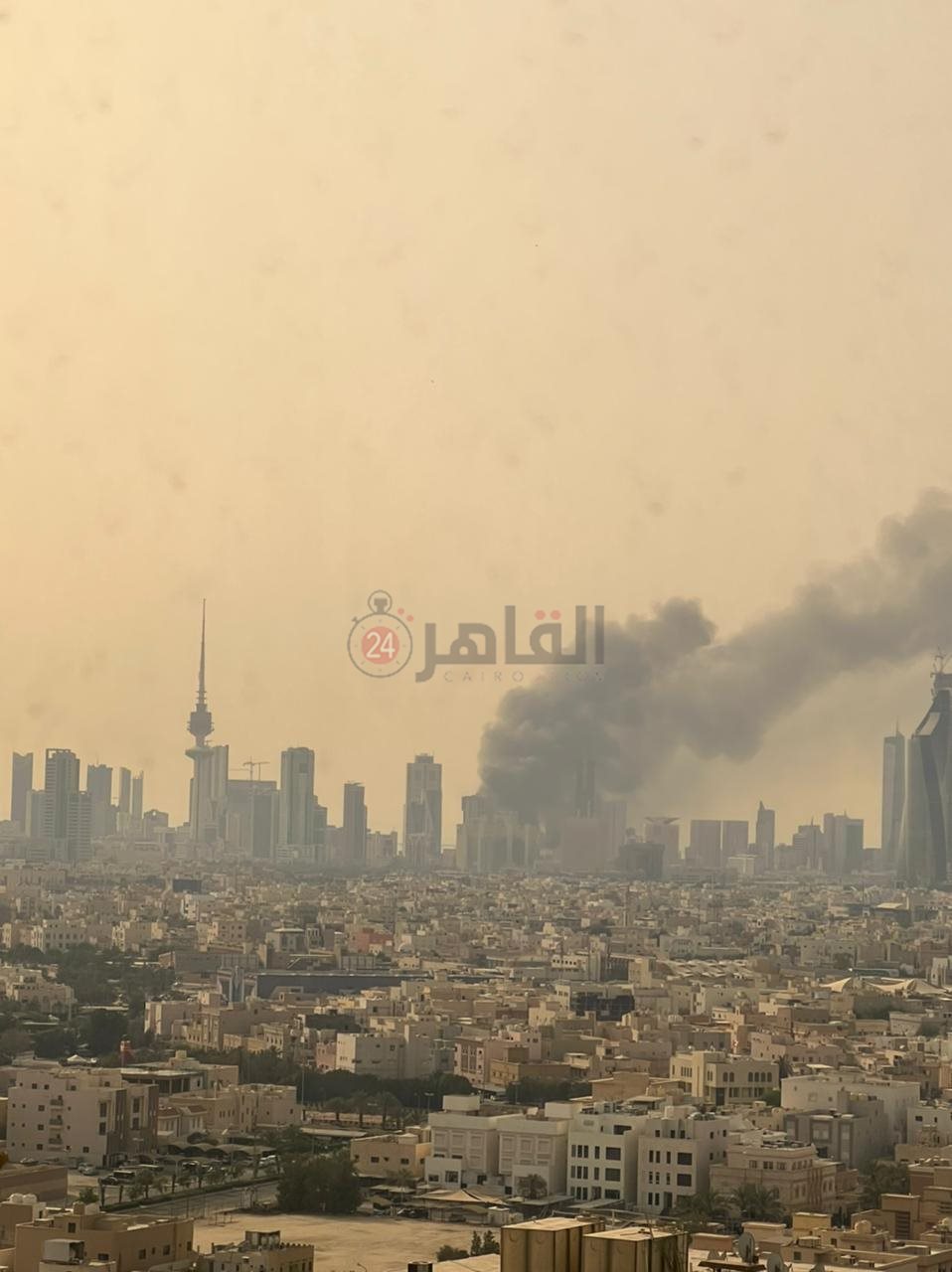 حريق سوق المباركيه بالكويت