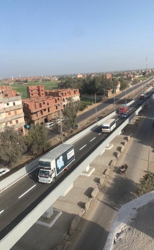 التشغيل التجريبي لـ كوبري العصلوجي 2