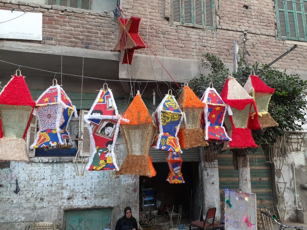 فوانيس من جريد النخل بالشرقية