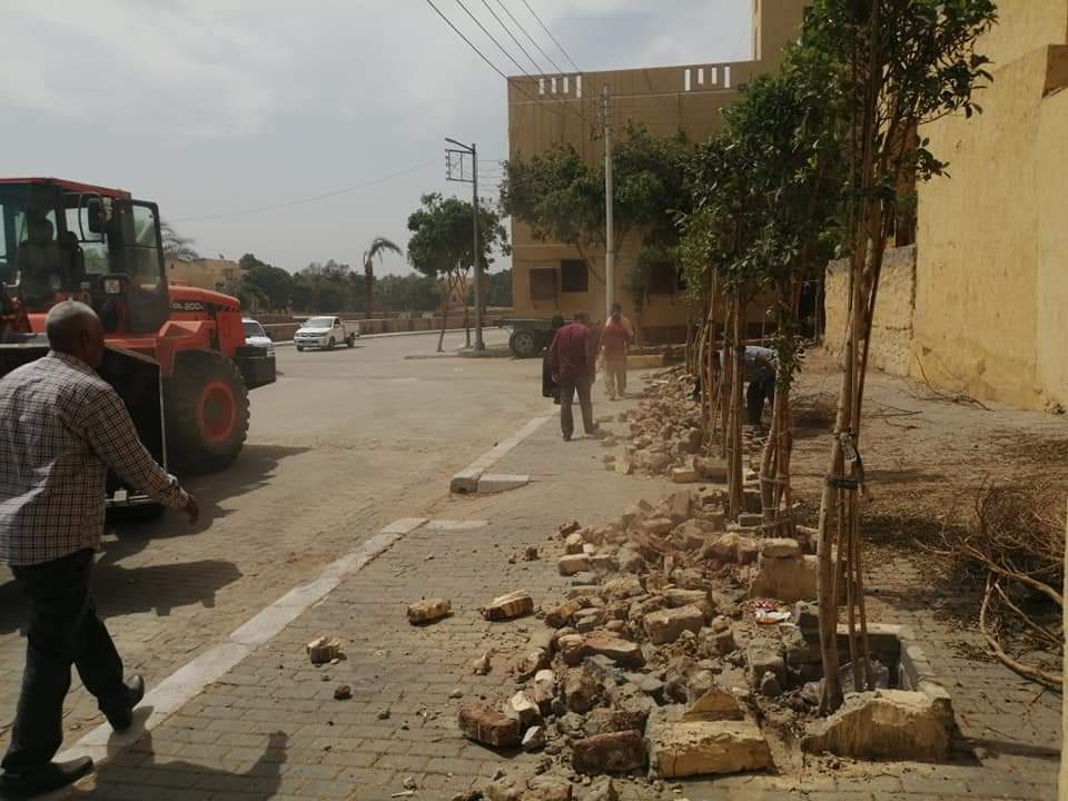 حملة الاشغالات بمدينة الأقصر 