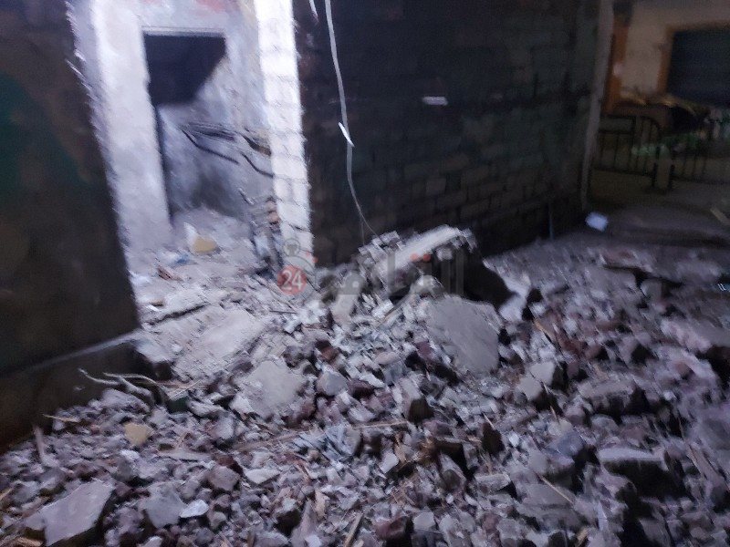 انهيار جزء من عقار ببورسعيد 3_copy_800x600