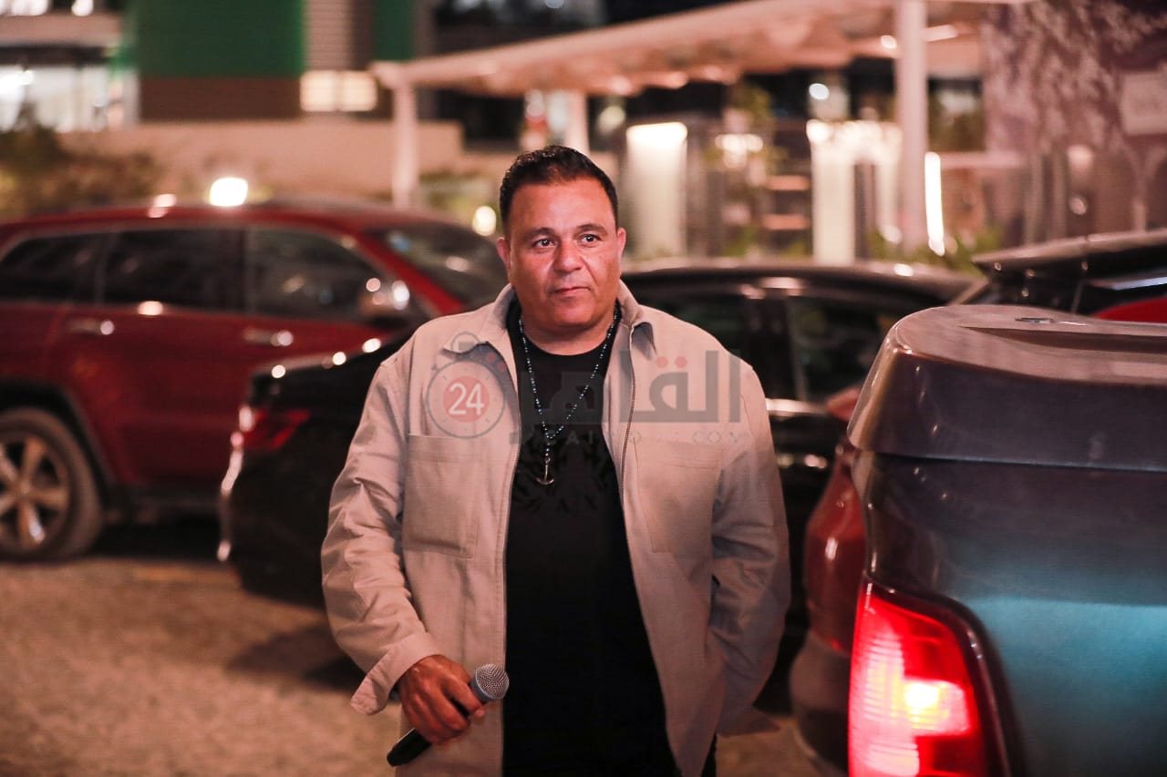 محمد فؤاد لحظة وصوله الحفل