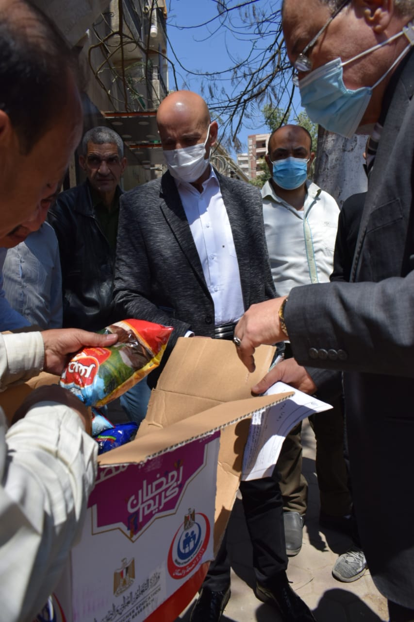 توزيع كرتونة رمضان الخير بالشرقية