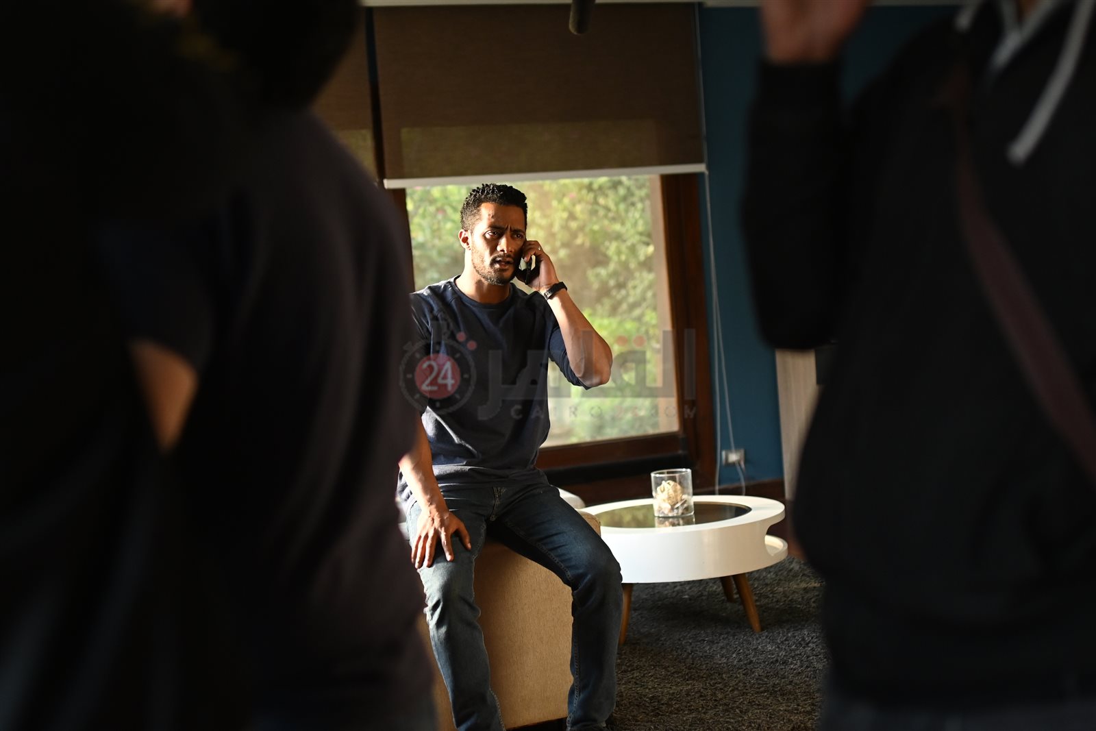 مشهد من مسلسل المشوار