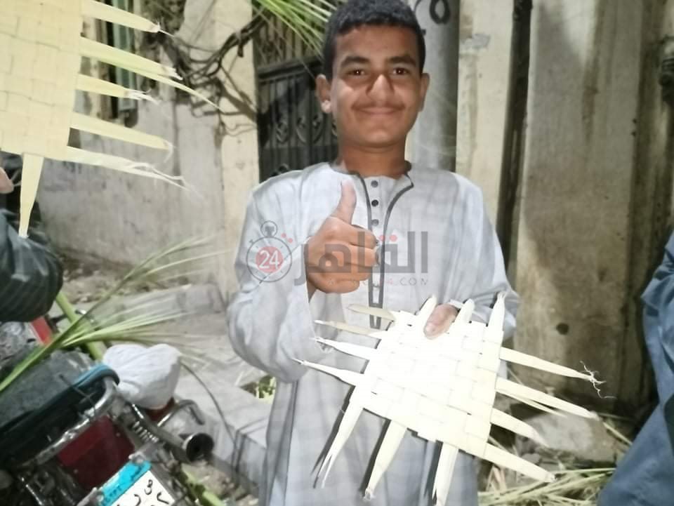 شراء سعف النخيل احتفالا بأحد الشعانين 7