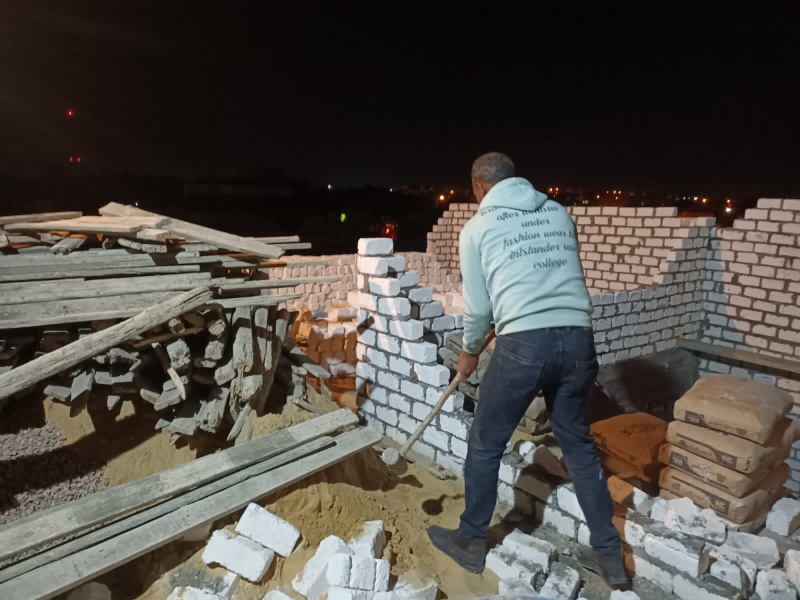 حملات لايقاف البناء المخالف فى الاسكندرية 1