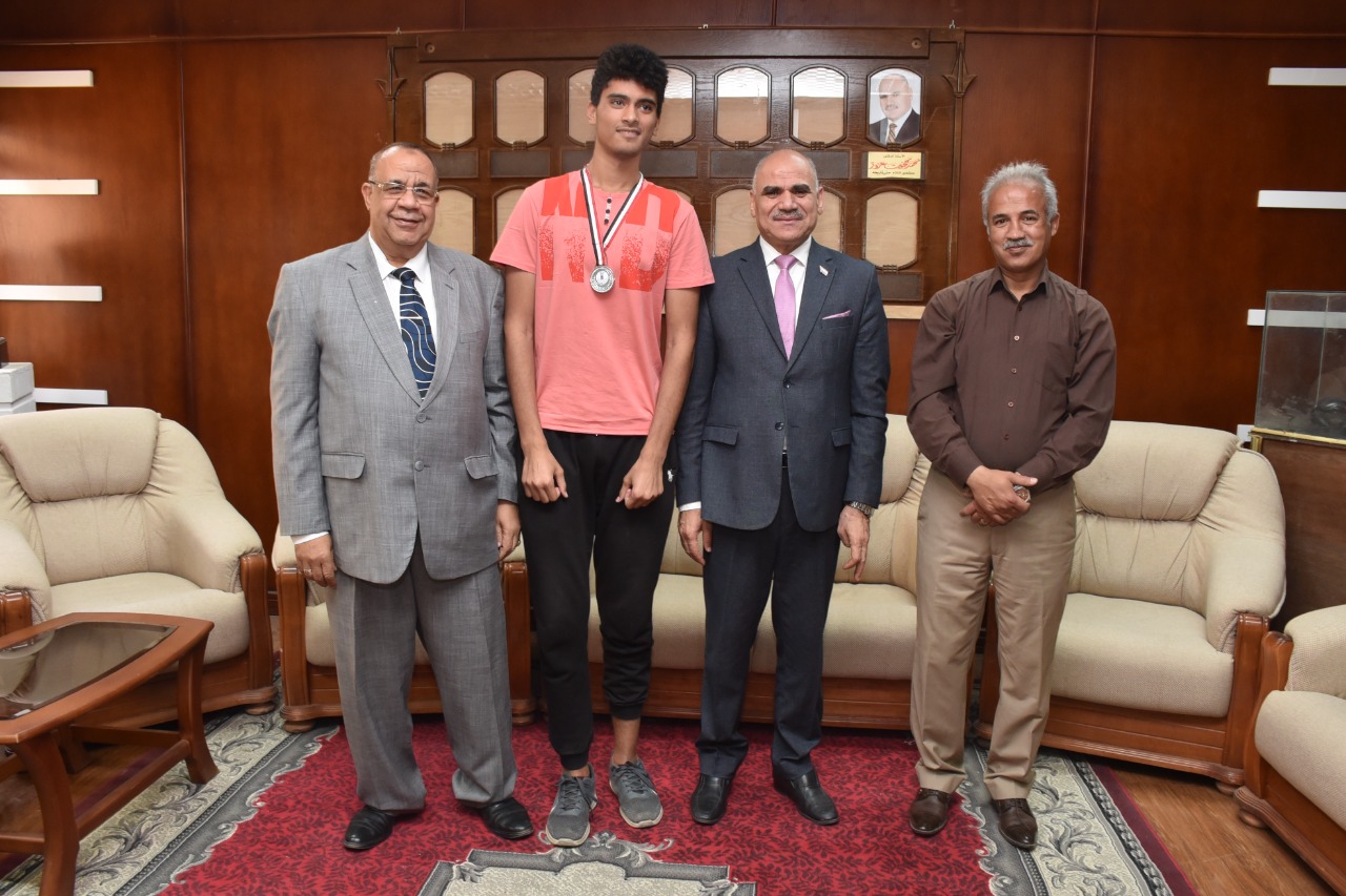 الفائزين فى مهرجان التميز الرياضي