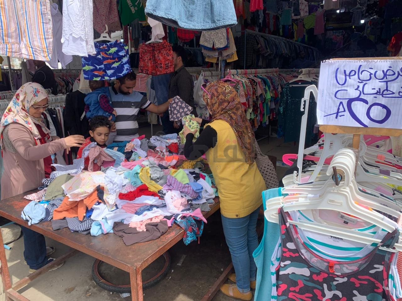 سوق الملابس المستعملة البالة ببورسعيد 7