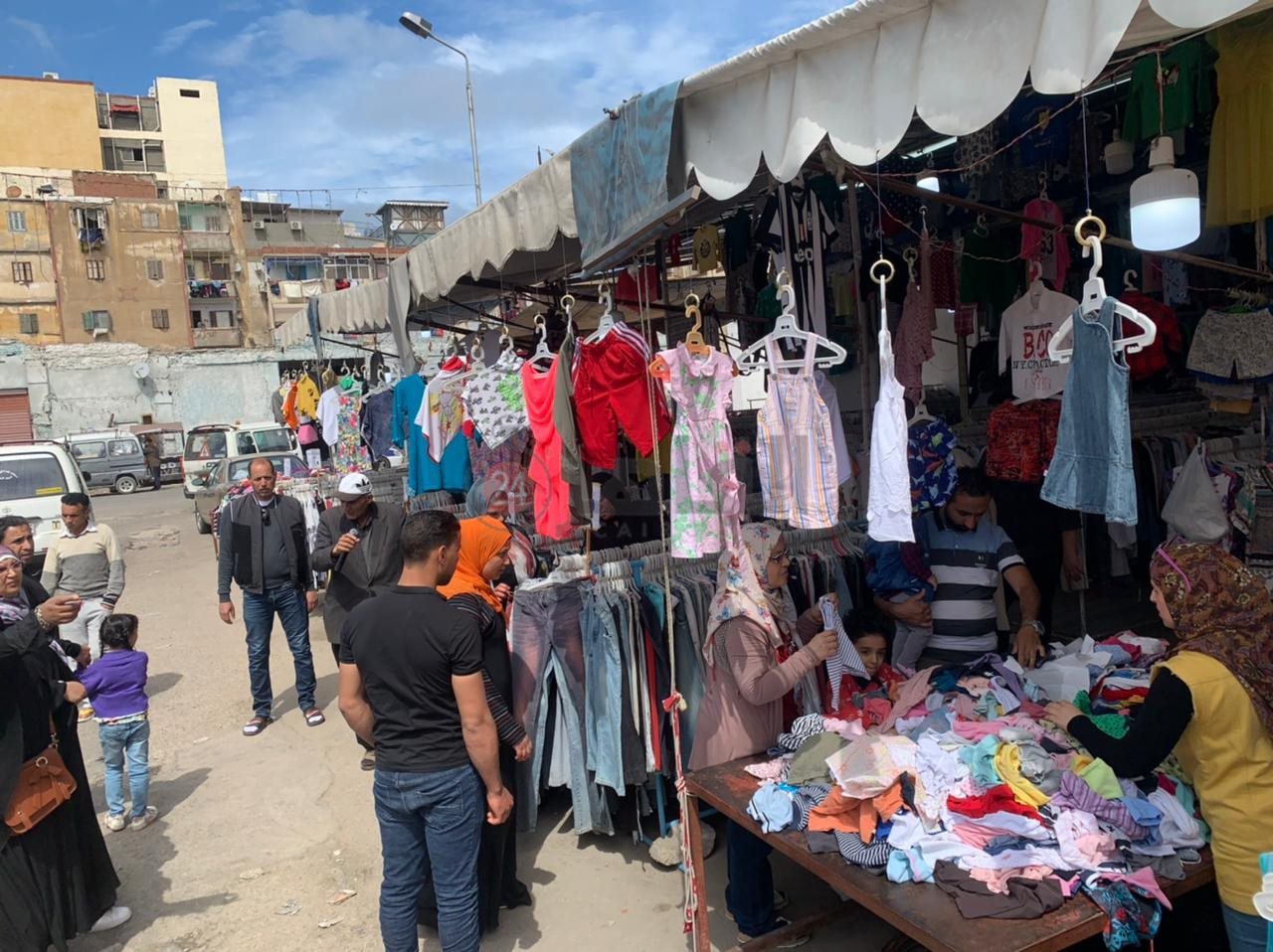 سوق الملابس المستعملة البالة ببورسعيد 12
