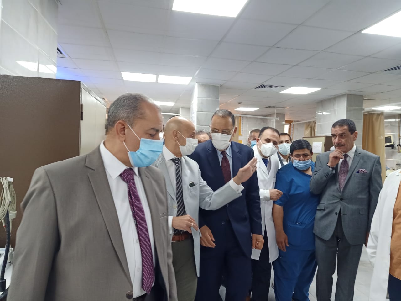 افتتاح أعمال تطوير مستشفى الزقازيق العام 03