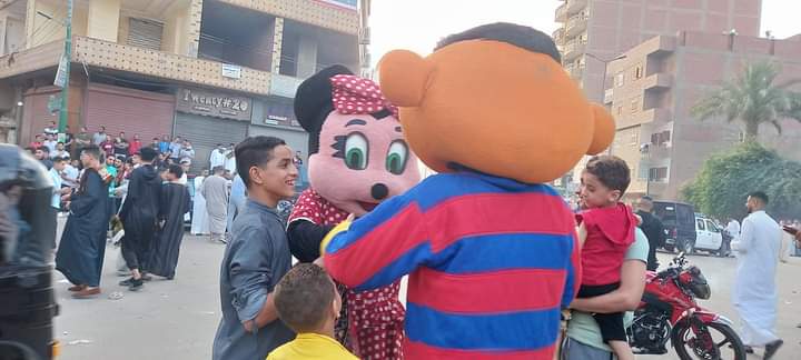 ميكي ماوس بشوارع أسيوط- تصوير إيمان سمير 
