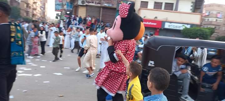 ميكي ماوس بشوارع أسيوط- تصوير إيمان سمير 