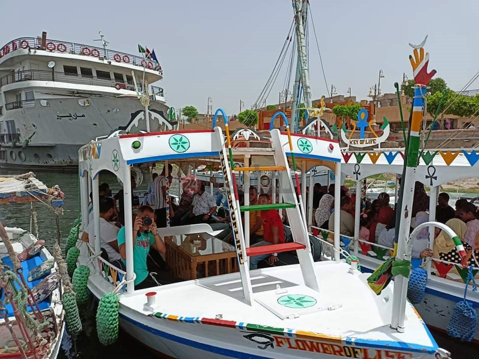 المراكب النيلية في عيد الفطر