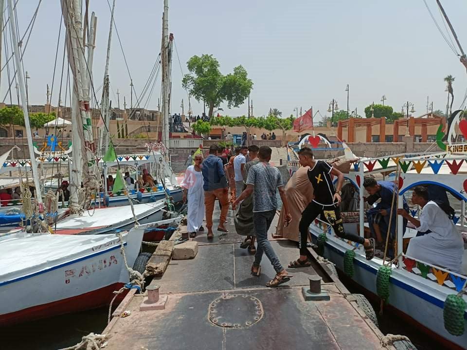 المراكب النيلية في عيد الفطر