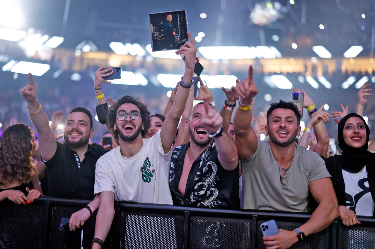 حفل عمرو دياب في الاتحاد أرينا (7)