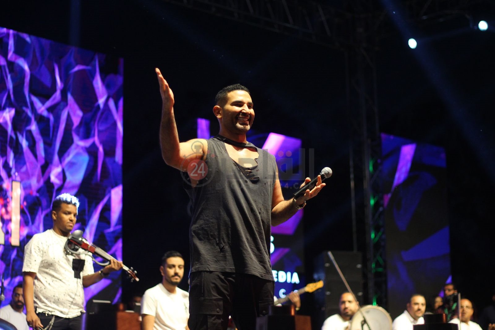 حفل أحمد سعد في مدينة نصر (8)