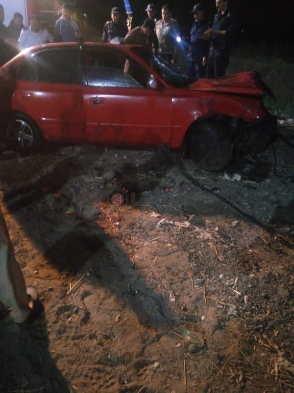 السيارة بعد انتشالها